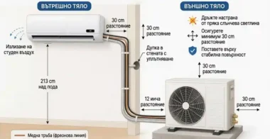 Монтаж на климатици – професионално ръководство за качествен монтаж и дългогодишна безпроблемна работа UslugiBG Монтаж на климатици – професионално ръководство за качествен монтаж и дългогодишна безпроблемна работа