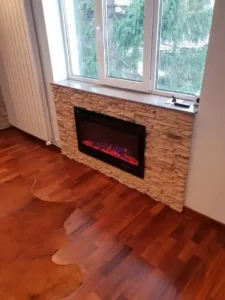ремонт на хол с камина на къща
